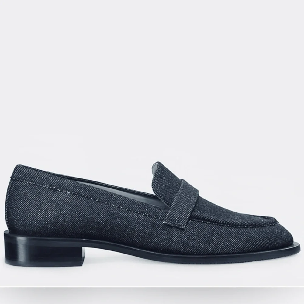 Stuart Weitzman Denim Loafers. Size 9. Like New.